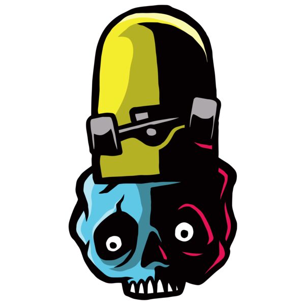 Elements Skulls logo template 105 Miniaturansicht