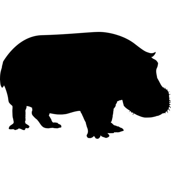 Hippopotamus   Clipart 1 Miniaturansicht