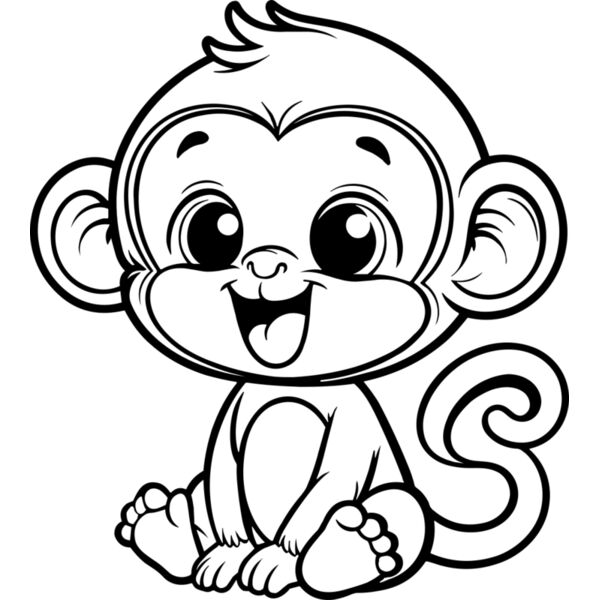 Monkey   Clipart 4 Miniaturansicht